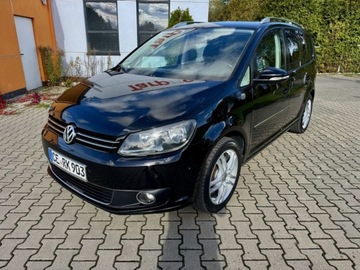 Volkswagen Touran II 1.4 TSI 140KM 2011 Volkswagen Touran Volkswagen Touran 1.4 Benzyna Czarny Sprowadzony z Niemi