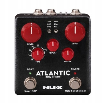NUX Atlantic NDR-5 — эффект реверберации/задержки