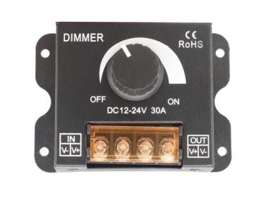 ŚCIEMNIACZ LED STEROWNIK DIMMER TAŚMA LED 30A 360W MEGA MOCNY PROFESJONALNY