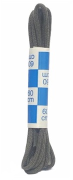 Sznurowadła okrągłe cienkie 2 mm 60cm szare