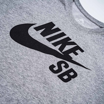 Koszulka Nike SB Logo DRI-FIT Tee Grey Heather M