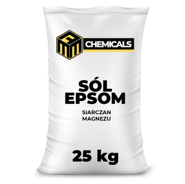 SÓL EPSOM GORZKA SIARCZAN MAGNEZU DO KĄPIELI 25KG