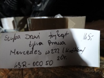 IDEALNI SKLO (OKNO) DVEŘE TROJŮHELNÍK ZADNÍ PRAVÁ MERCEDES W222 20R. 1