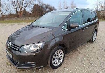 Volkswagen Sharan II Van 2.0 TSI 200KM 2014 Volkswagen Sharan 2.0 TSI Highline DSG 2.0 BenzynaLPG Faktura VAT 23%, zdjęcie 2