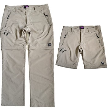 TWENTYFOUR damskie spodnie 2 w 1 trekkingowe turystyczne w góry spodenki XL