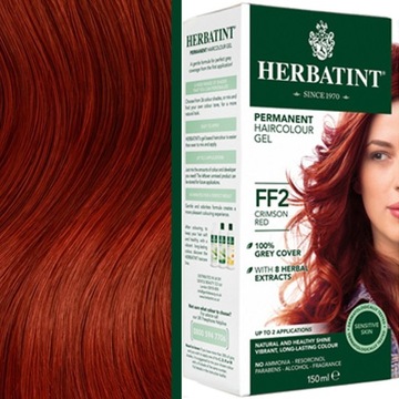 Farba do włosów Herbatint FF2 Purpurowa Henna 150