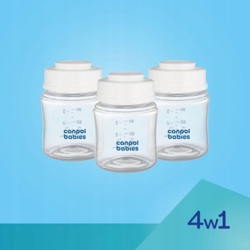 НАБОР БУТЫЛОК ДЛЯ ХРАНЕНИЯ ПИЩЕВ CANPOL x3