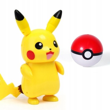 POKEBALL CLIP SKŁADANA FIGURKA POKEMON PIKACHU KOLEKCJONERSKIE ZESTAW