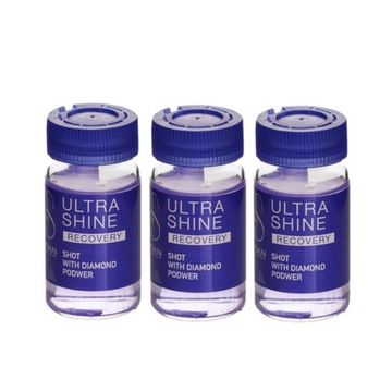 LENDAN Ampułki do włosów Ultra Shine połysk 3x10ml 3 sztuki