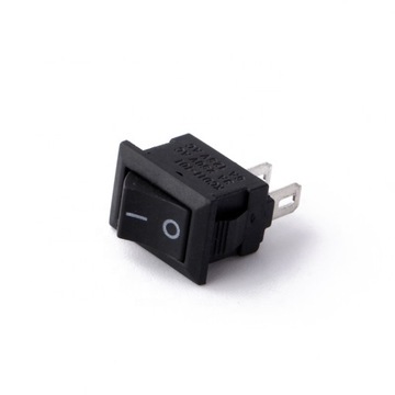 Przełącznik kołyskowy KCD11-101 2PIN CZARNY
