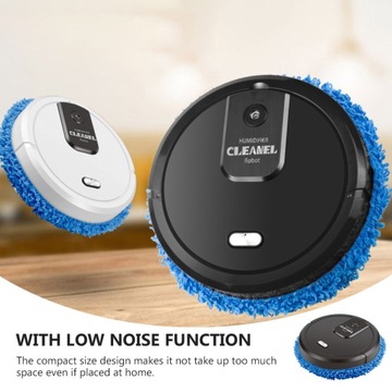 РОБОТ-ПЫЛЕСОС ШВАБРА С ВЛАЖНЫМ ПОДДОНОМ КОМПАКТНАЯ ТИХАЯ РАБОТА