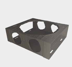 Базовый модуль для системы Форвент Реку Про Ду 75 мм