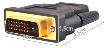 Адаптер-переходник-конвертер DVI 24 + 1-контактный HDMI