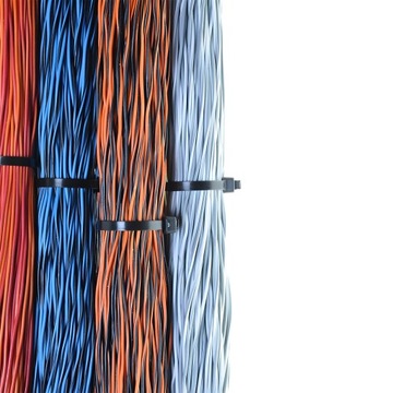 Trytytki opaski zaciskowe do kabli 3 rozmiary po 100 szt. plastikowe czarne