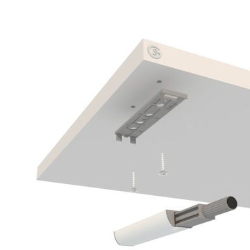 Мебельный бампер Push to open с винтом, металл.