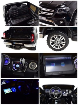 ЛИЦЕНЗИЯ MERCEDES X, - 4X4, ПАНЕЛЬ MP4 2x12V, МЯГКИЕ КОЛЕСА EVA, SOFT S