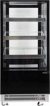 ХОЛОДИЛЬНАЯ ВИТРИНА ДЛЯ ТОРТОВ, ДЕСЕРТОВ, 300Л, ЧЕРНАЯ