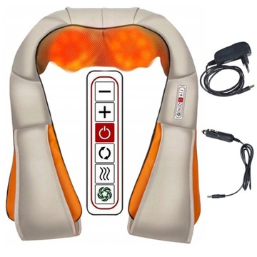 Masażer karku, pleców i szyi Elektryczny masażer Shiatsu