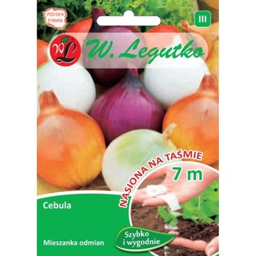 CEBULA MIESZANKA ODMIAN Nasiona na taśmie 6M