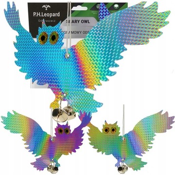 ODSTRASZACZ NA DZIĘCIOŁY SZPAKI WRÓBLE PTAKI SOWA