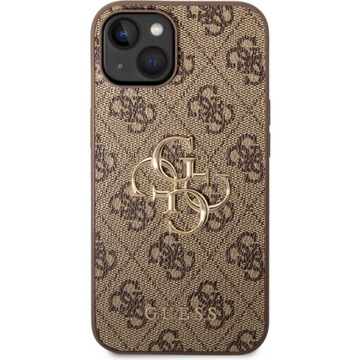 GUESS futerał do IPHONE 13 / 14 / 15 GUHCP14S4GMGBR (4G Big Metal Logo) brą