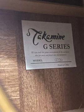 TAKAMINE G220 АКУСТИЧЕСКАЯ КЛАССИЧЕСКАЯ ГИТАРА
