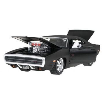 1970 Dodge Charger RT czarny RASTAR model 1:16 Zdalnie sterowny