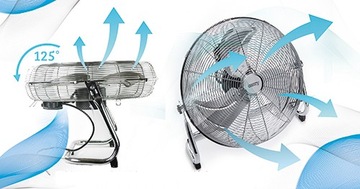 CAMRY CR 7306 НАПОЛЬНЫЙ ВЕНТИЛЯТОР, РЕГУЛИРУЕМЫЙ ДО 125 ГРАДУСОВ, 45 СМ, 200 Вт