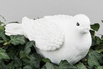 OZDOBA do stroików GOŁĄB biały