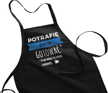 FARTUCH KUCHENNY Z NADRUKIEM Potrafie Gotować