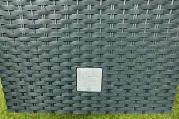 ДЕКОРАТИВНЫЙ ЦВЕТОЧНЫЙ ГОРШОК СО ВСТАВКОЙ ДЛЯ ДОМАШНЕГО САДА на террасе ЦВЕТОЧНЫЙ ГОРШОК антрацитовый, внешний.