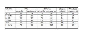 KLASYCZNE spodnie jeansy granatowe z przetarciami M.SARA + pasek S 26