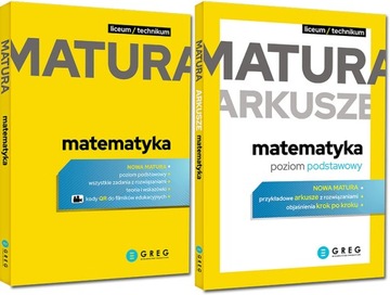 Matematyka Matura Repetytorium + arkusze GREG 2025