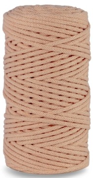 Sznurek Bawełniany Pleciony Łososiowy 2mm 100m