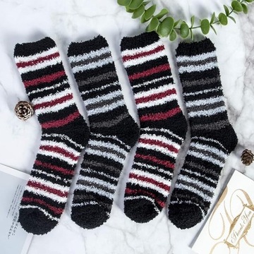 4 пары пушистых женских носков Толстые теплые носки 37 - 42