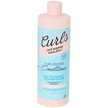 CURLS NAWILŻAJĄCA ODŻYWKA DO WŁOSÓW KRĘCONYCH SUCHYCH I ZNISZCZONYCH