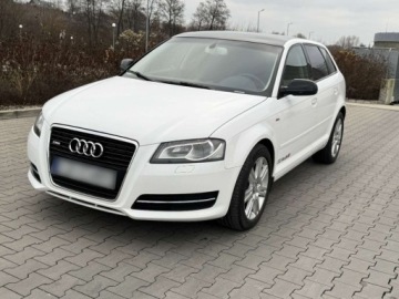 Audi A3 8P Hatchback 3d 1.6 TDI 105KM 2012 Audi a3 1.6 TDI 105KM LED KAMERA Bezwypadkowy, potwierdzony przebieg 1.6