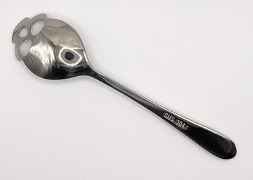 ЛОЖКА ДЛЯ ЧАЯ САХАР КОФЕ ДЕСЕРТЫ ХРОМ ЧЕРЕП ПОДАРОЧНАЯ 15см