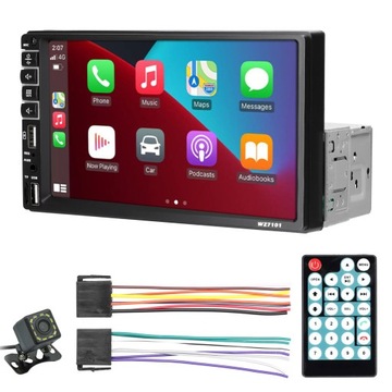 RADIO SAMOCHODOWE BLUETOOTH USB 1DIN WYŚWIETLACZ 1-DIN