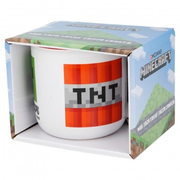 Kubek ceramiczny 400ml MINECRAFT creeper tnt