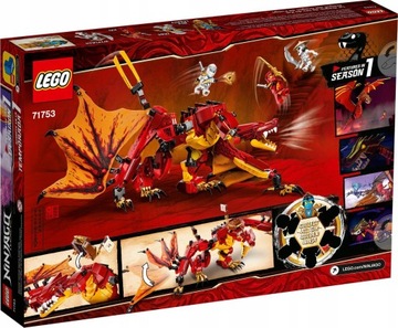 KLOCKI LEGO NINJAGO 71753 ATAK SMOKA OGNIA
