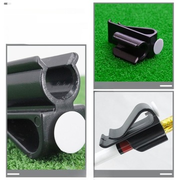 PUTTER BEZPIECZNIE PRZYMOCOWANY DO KLIPSA TORBY GOLFOWEJ