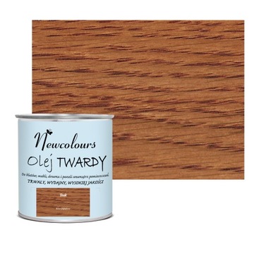 Olej twardy do mebli Newcolours 200ml - Teak