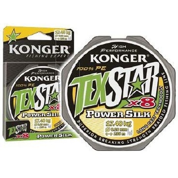Plecionka Konger TexStar 8x 0,18mm 135m