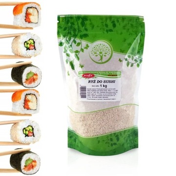RYŻ DO SUSHI 1kg POTRAWY JAPOŃSKIE DODATEK AGNEX