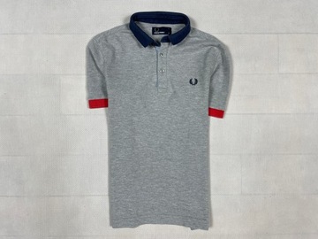 Fred Perry polo dziecięce męskie szare logo M L