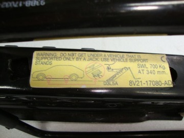 FORD FIESTA MK7 ДОМКРАТ 8V21-17080-AD КЛЮЧ 19 мм