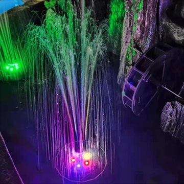 СВЕТОДИОДНЫЙ СОЛНЕЧНЫЙ САДОВЫЙ ФОНТАН, ПЛАВАЮЩИЙ В ПРУД RGB НАСОС