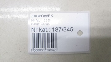 OPEL ZAFIRA C PODHLAVNÍK CENTRÁLNÍ ZADNÍ 12-
