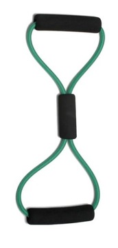 Ekspander gumowy ósemka level 2 green guma tubing